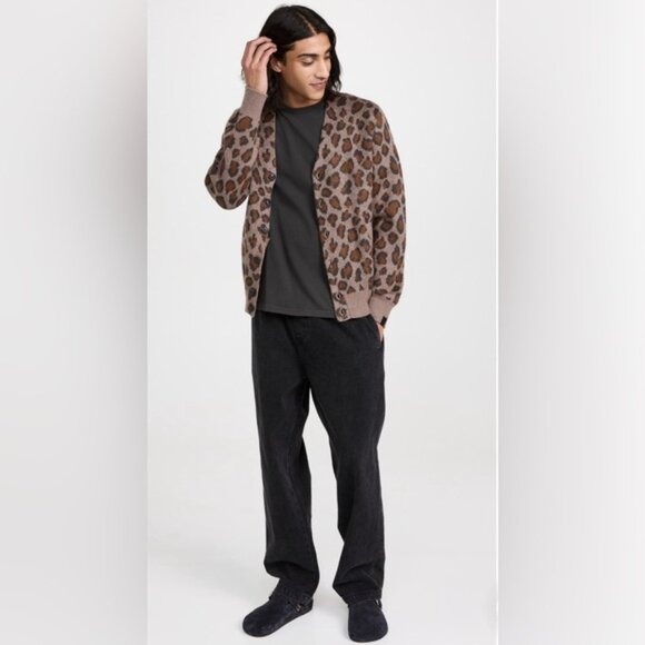 Rag & Bone Leopard Mohair Winslow Cardigan - Picture 2 of 7